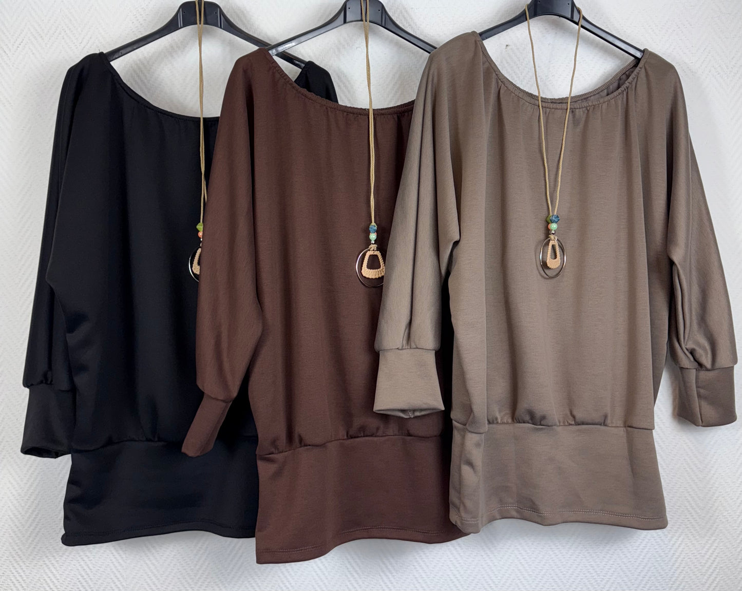 Ballontop met gratis ketting 42/44/46/48