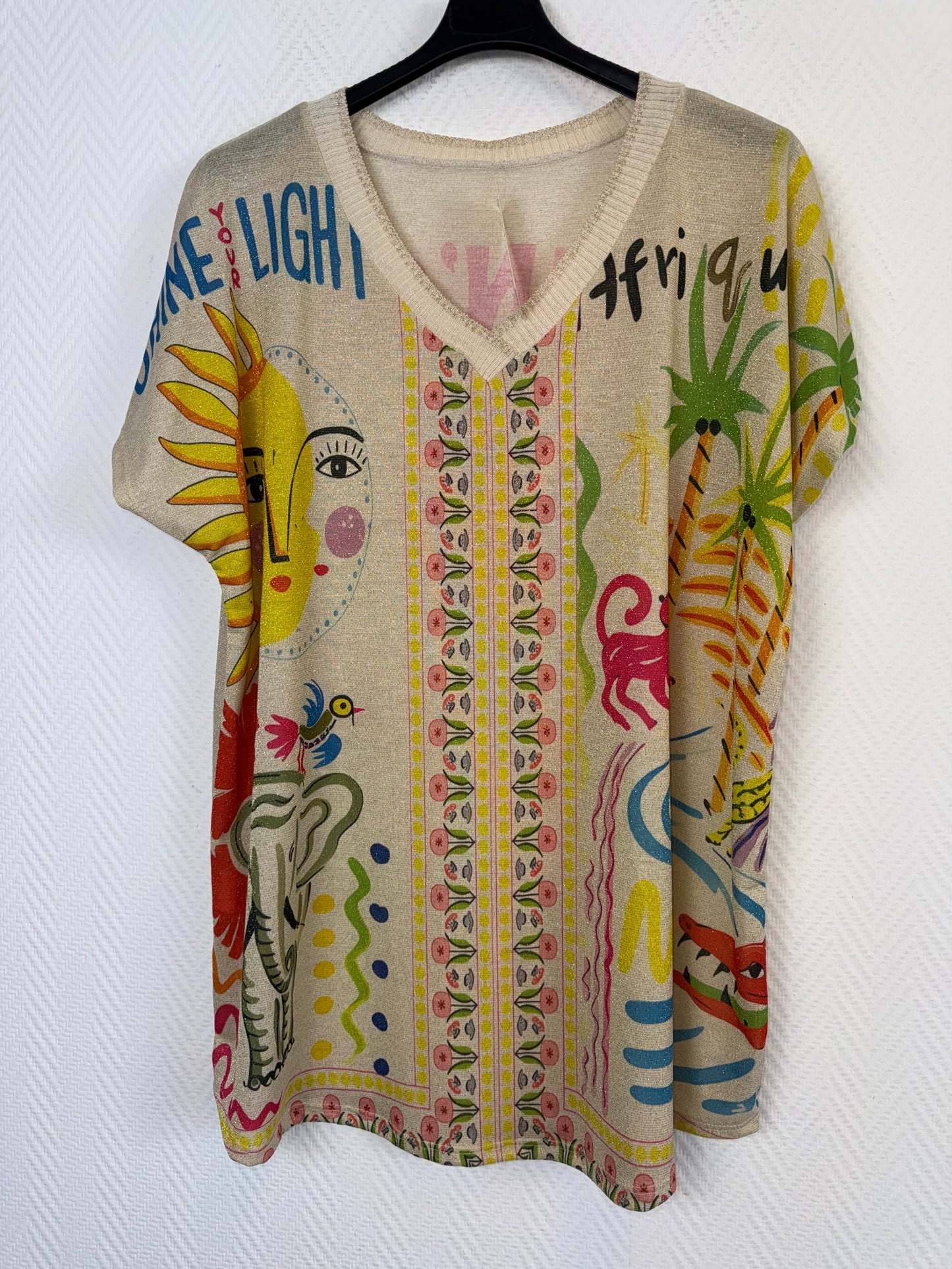 Lurex shirt Zon 44/46/48