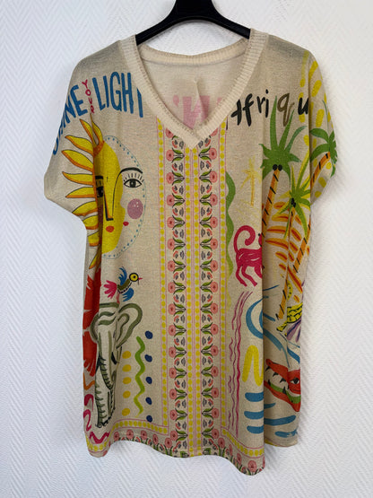 Lurex shirt Zon 44/46/48