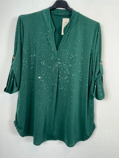 Glitter travelshirt Mia 42/44/46/48