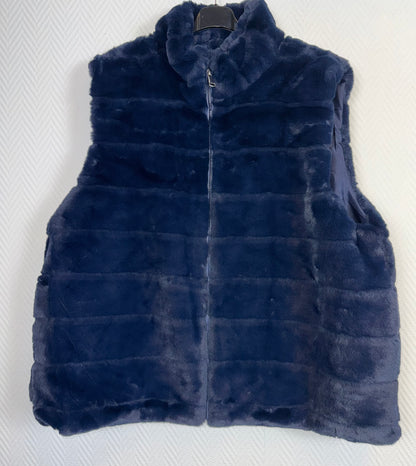 Bodywarmer van nep bont 48/50/52/54