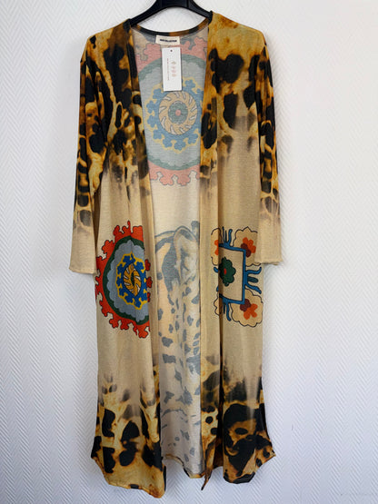 Lurex vesten print 40/42/46/48/50