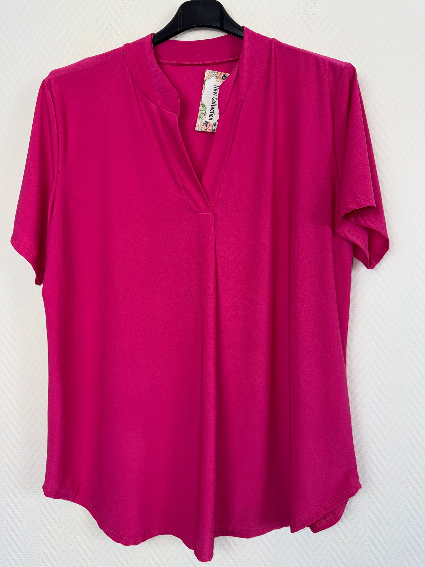 Basis shirt travelshirt korte mouwen 42/44/46/48/50