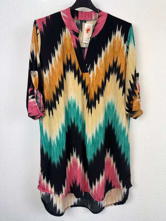 Lang traveltuniek Sabrina 40/42/44/46/48/50