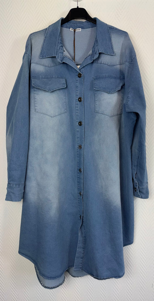 Lange jeans blouse 46/48/50