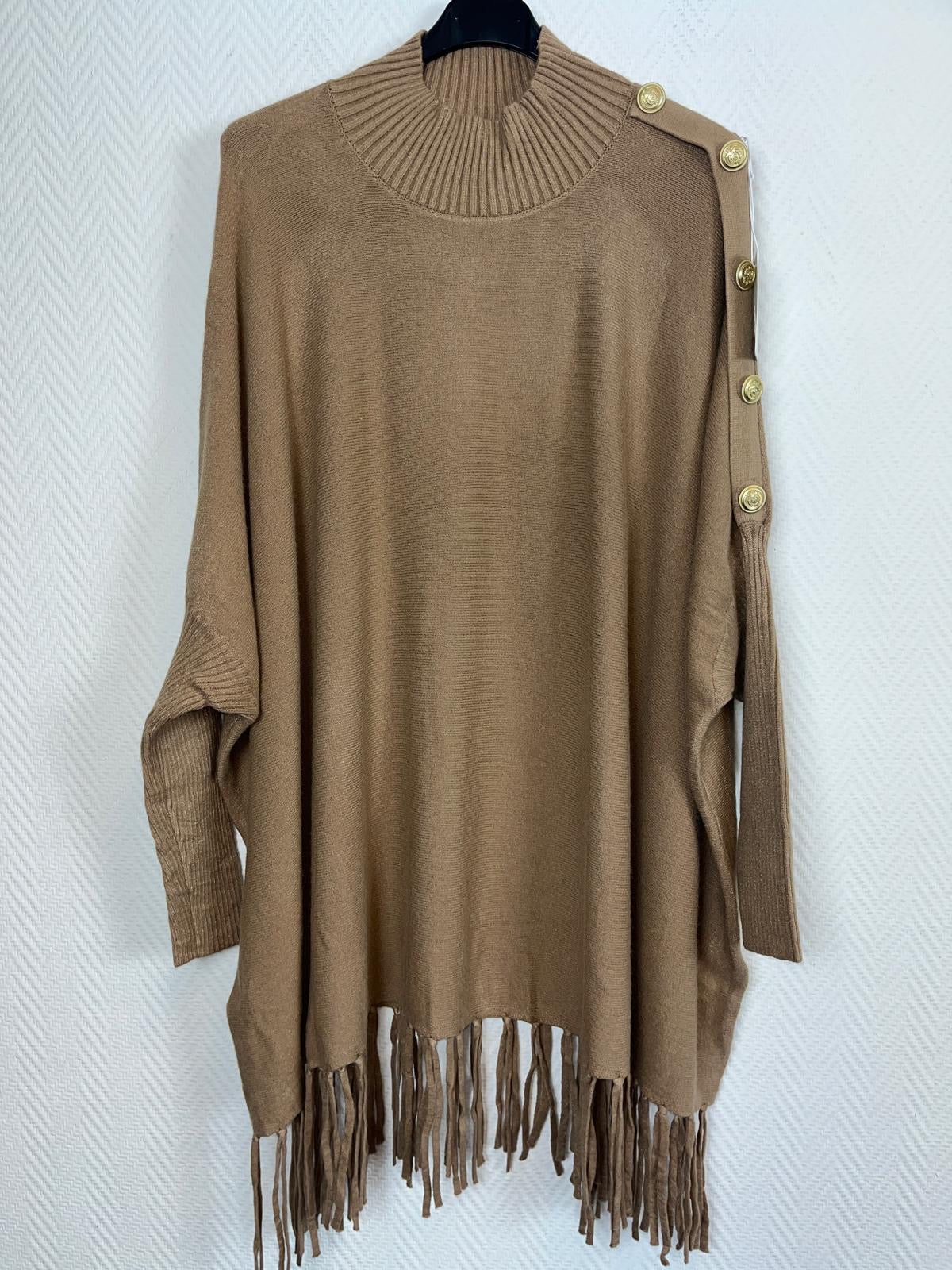 Franje trui 44/46/48/50/52/54