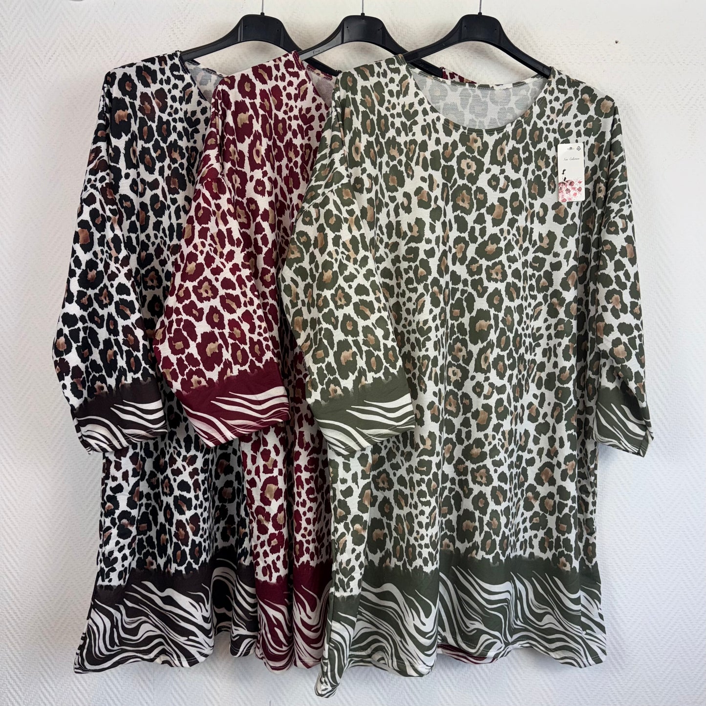 Tijger lang katoenen tuniek/jurkje maat 46/48/50