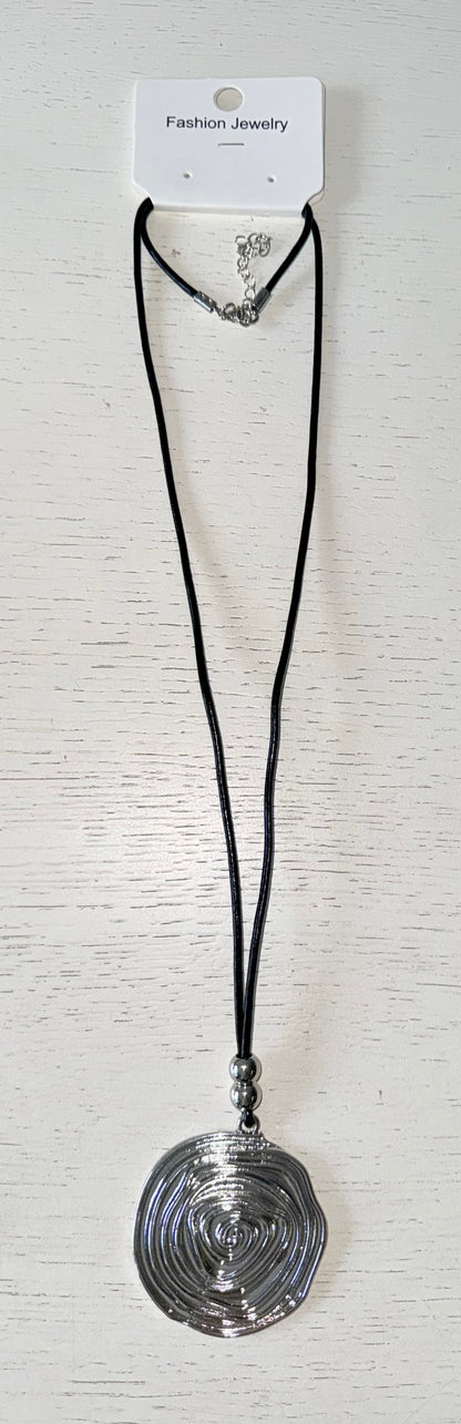 Lange ketting goud/zilver (2)