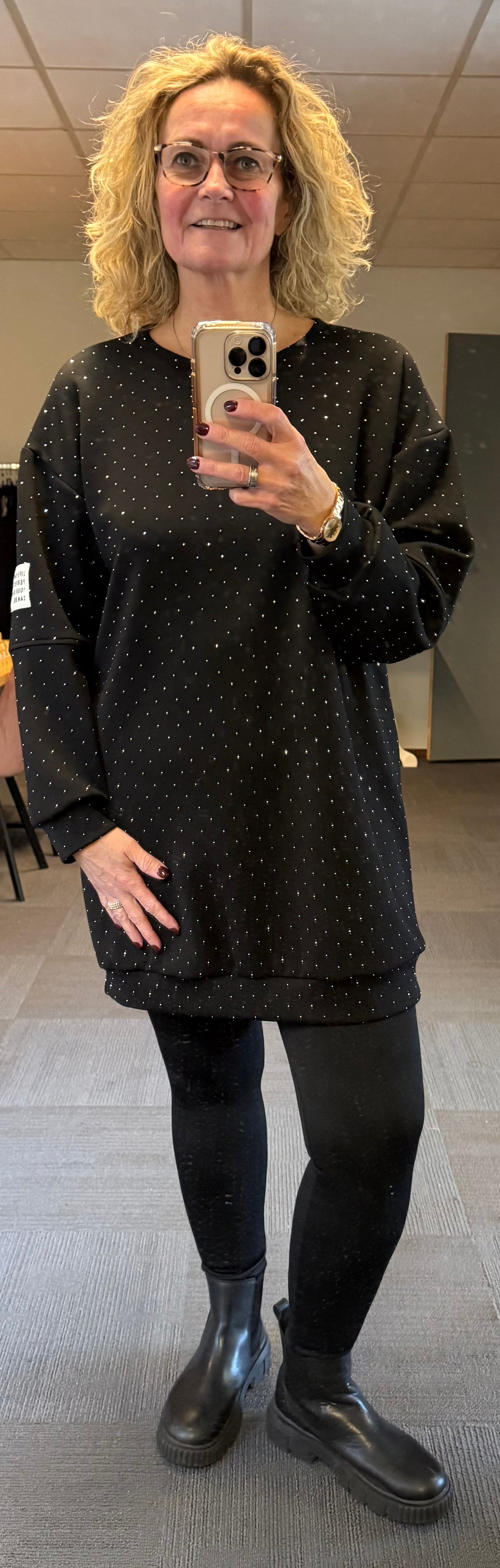 Lange bling sweater 40/42/44/46