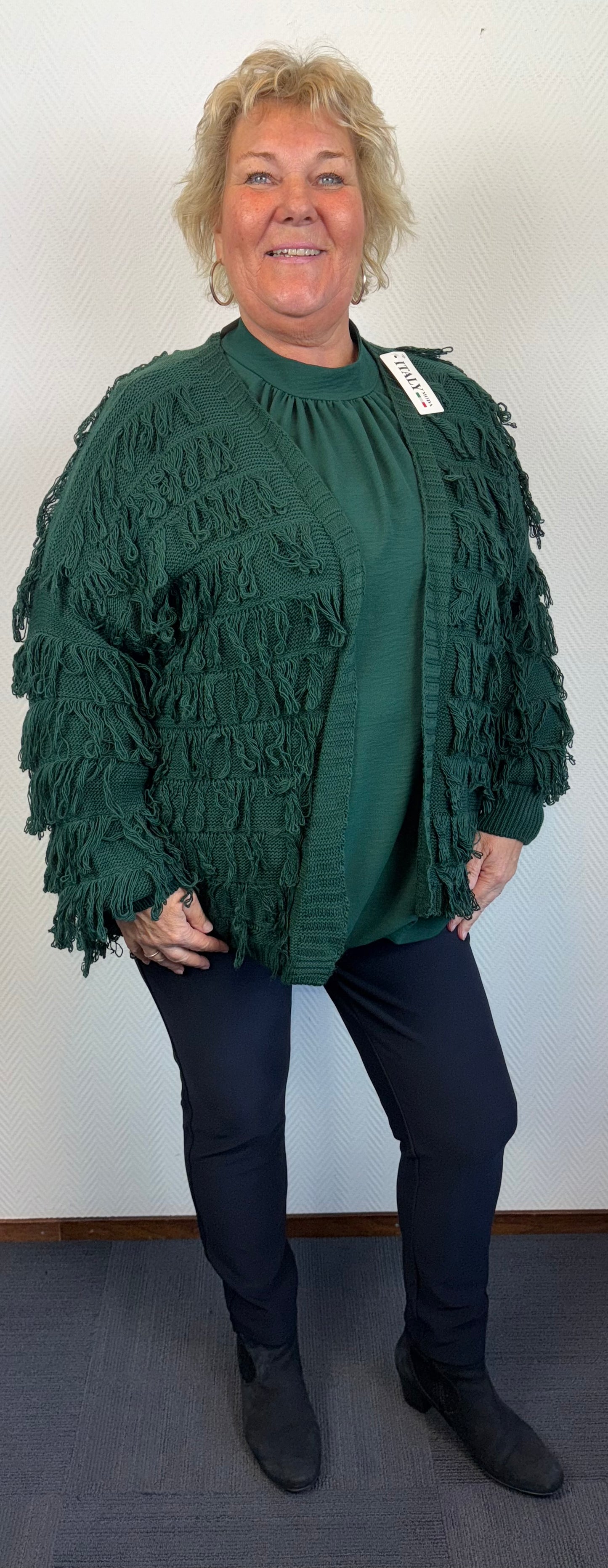 Ballontop effe met roezelmoutje 48/50/52