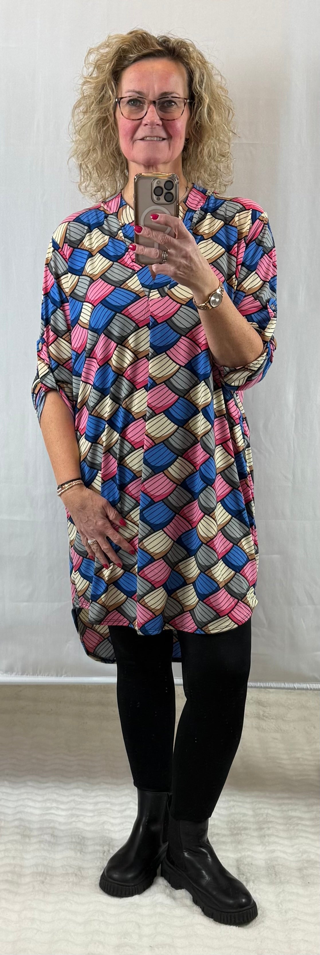 Lang travel tuniek Elza 40/42/44/46/48/50