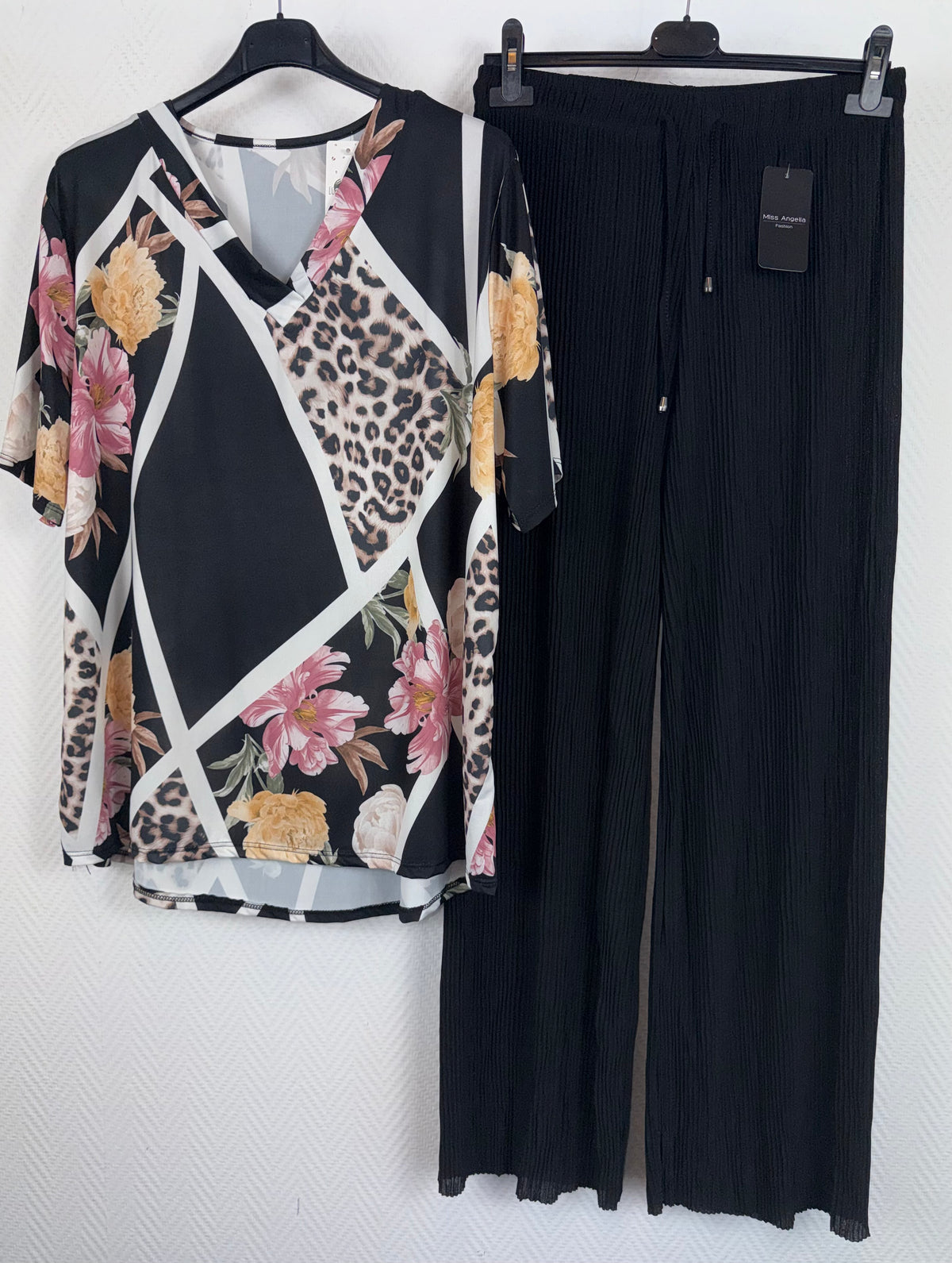 Travelshirt met GRATIS plissé broek maat 42/44/46/48