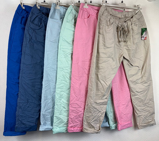 Kreukel broeken 46/48/50/52