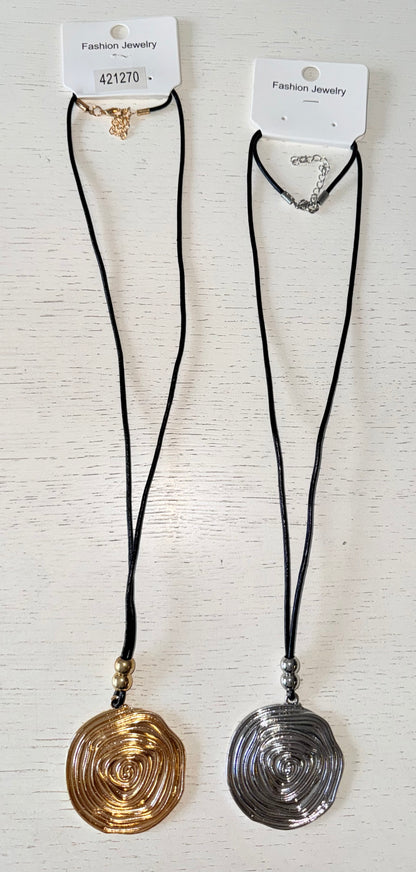 Lange ketting goud/zilver (2)