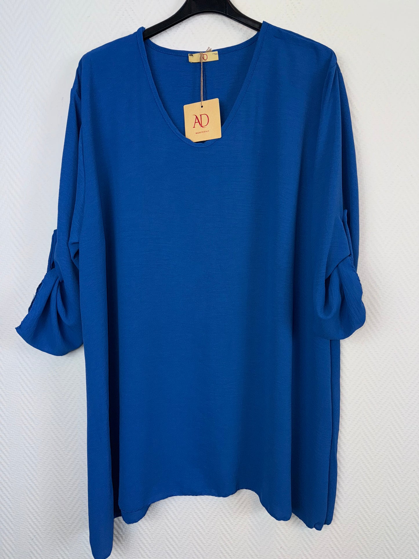 Basis A lijn tuniek met ophaalmouwen