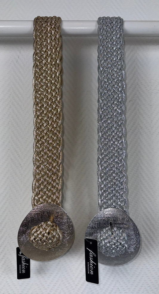 Elastische riemen goud of zilver