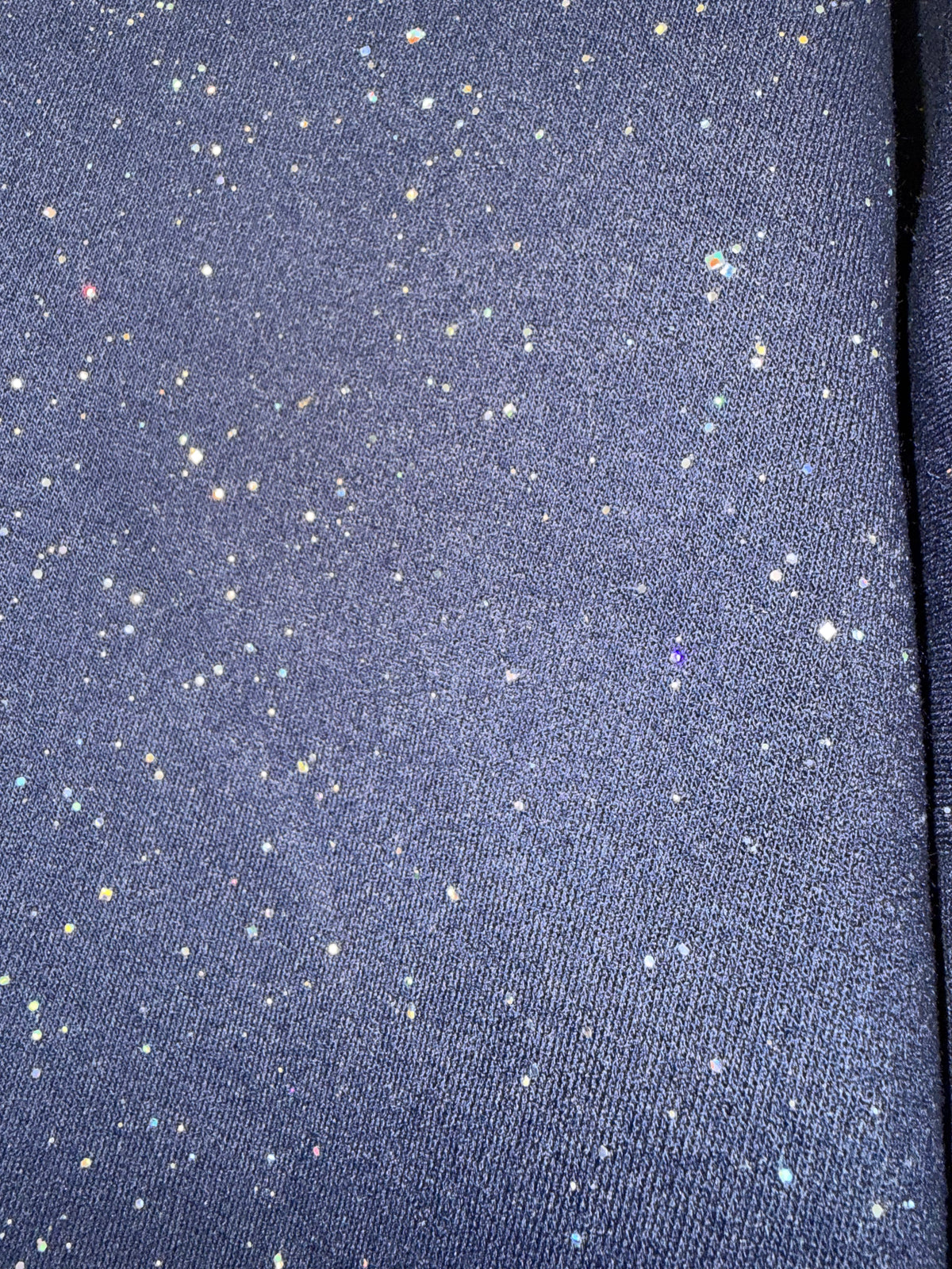 Set glitter donkerblauw 46/48/50