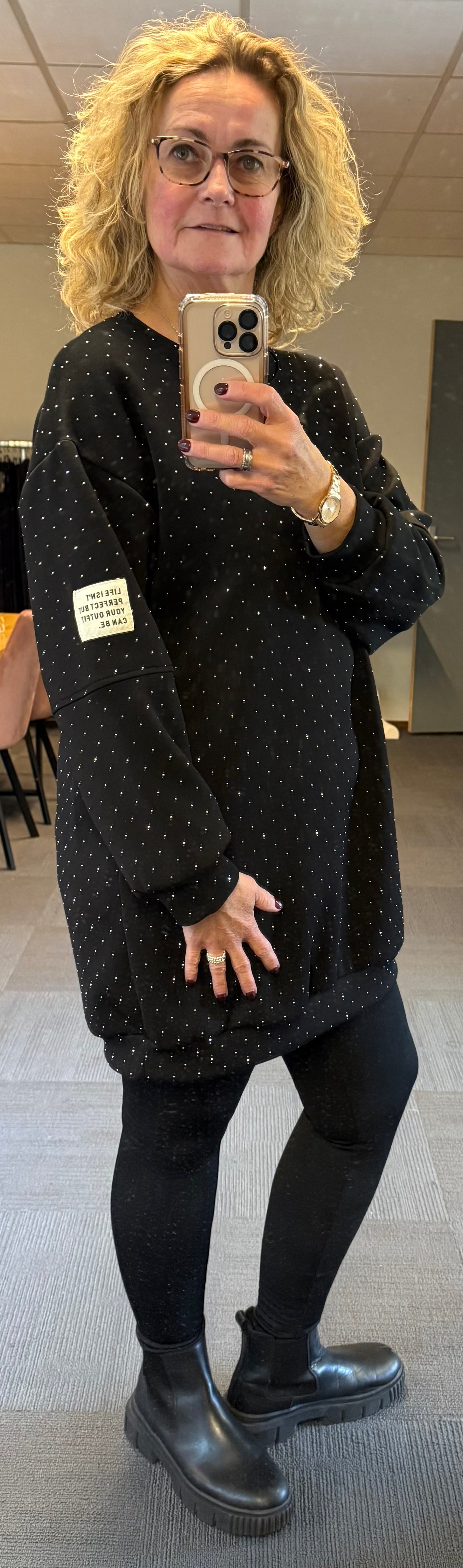 Lange bling sweater 40/42/44/46