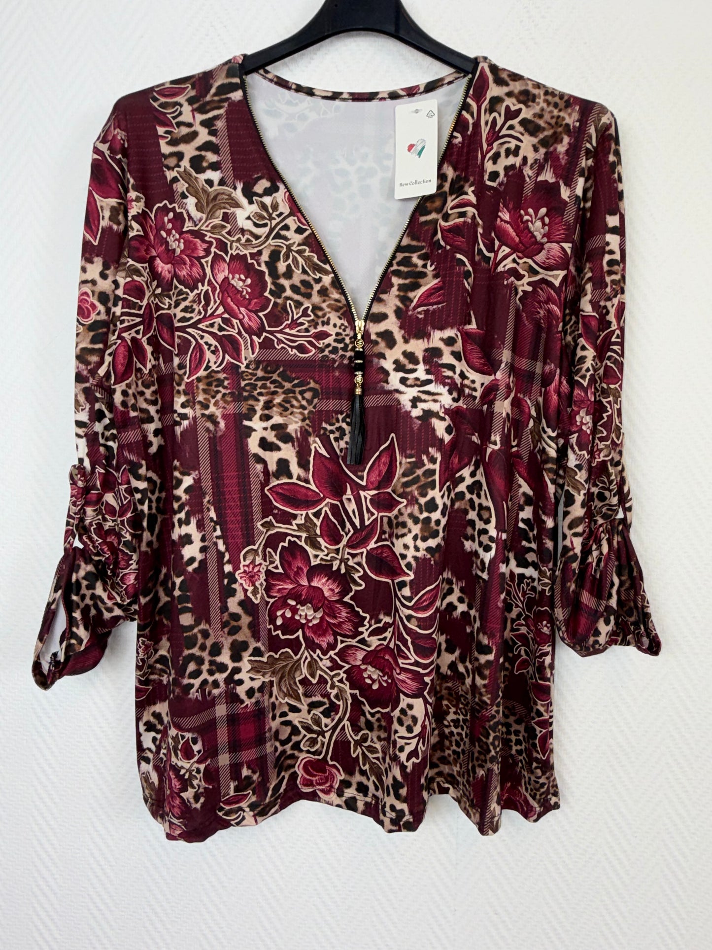 Travelshirt met kwastjes 42/44/46