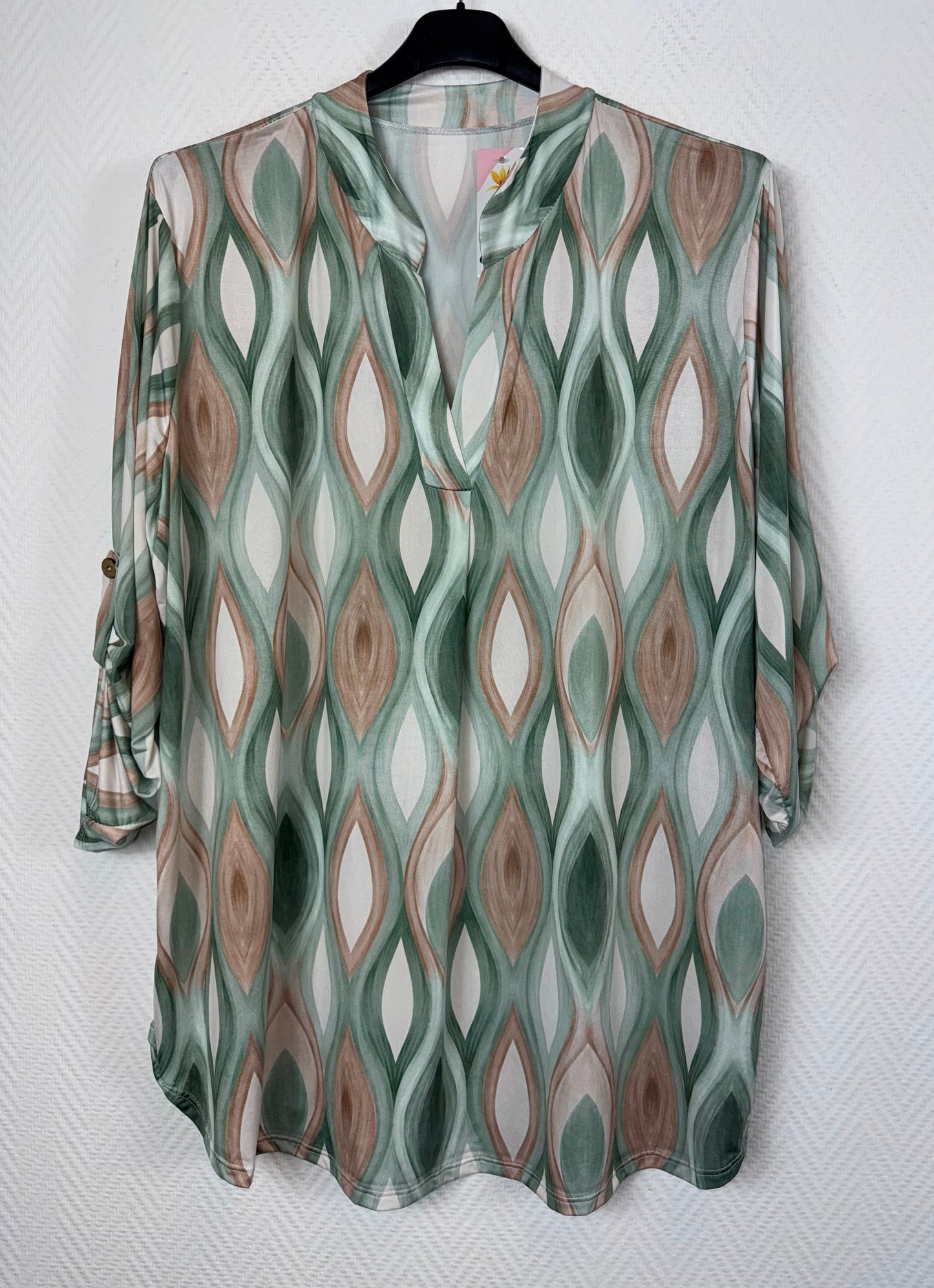 Travelshirt print (1) 48/50/52