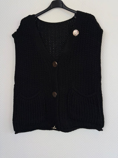 Gebreid gilet Desiree 44/46/48
