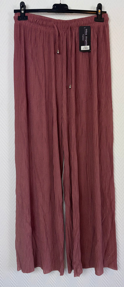 Plissé broek van Miss Angelia 40/42/44/46/48/50