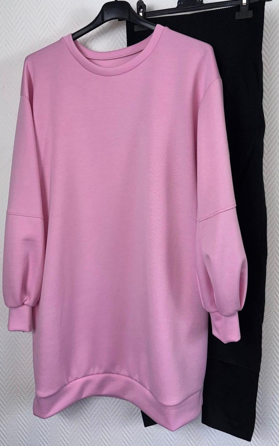 Label sweatdress met legging maat 40/42/44/46