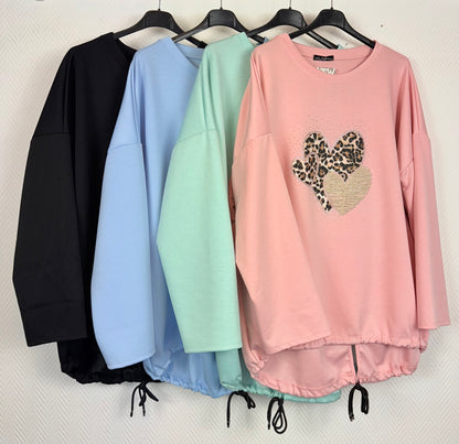 Hartjes ballon sweater 44/46/48/50