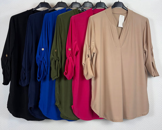 Basis travelshirt 42/44/46/48/50