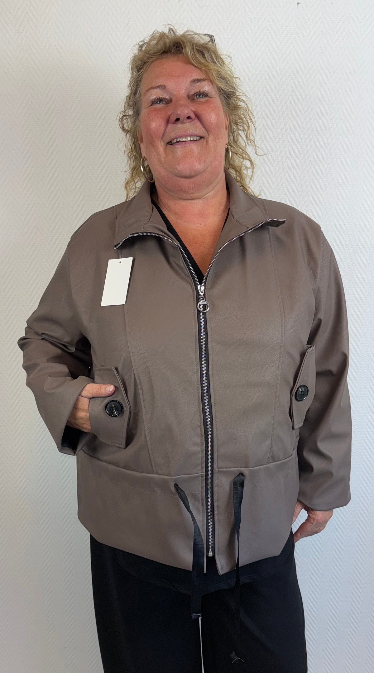 PU leren jas 46/48/50