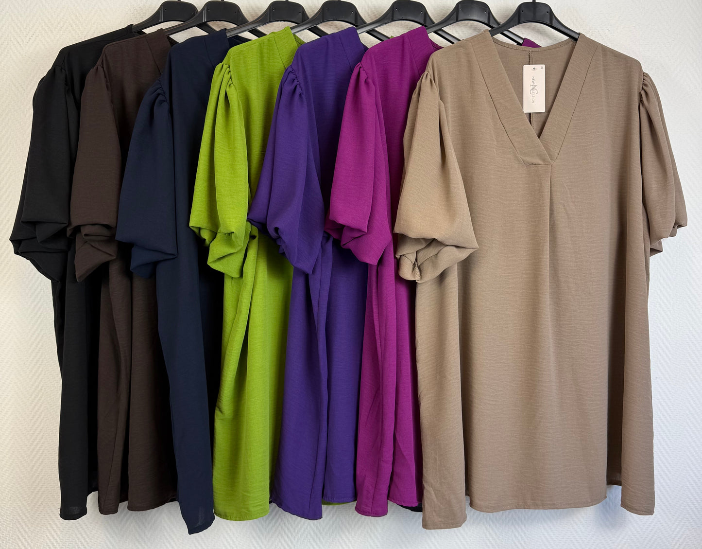 Shirt Denise met pofmouwen 48/50/52
