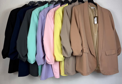 Colbert met gesmokte mouwen 46/48/50