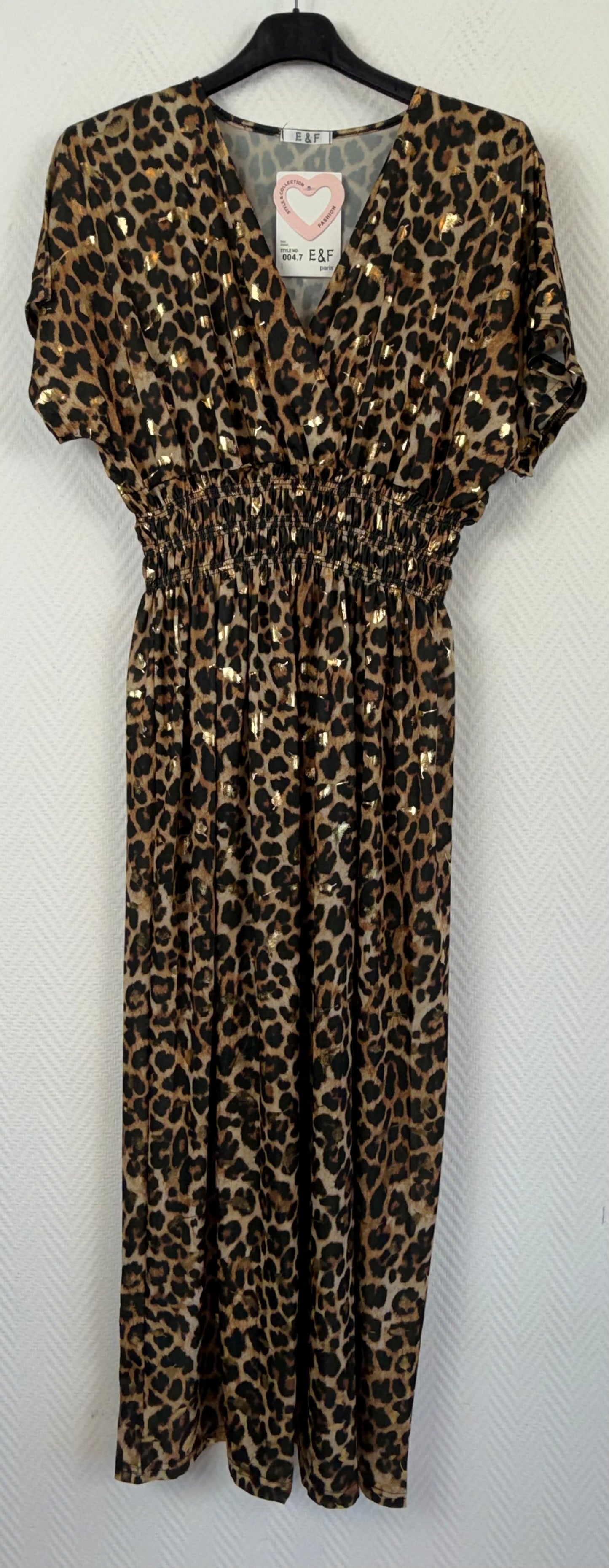 Lange jurk animal print 40/42/44/46/48/50