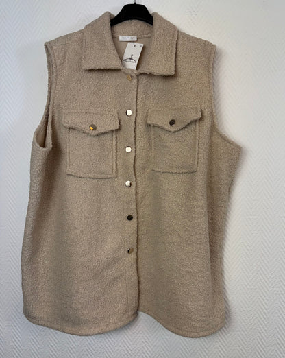 Bouclé gilet 50/52/54