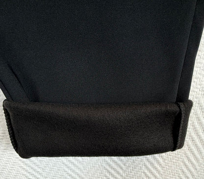 Gevoerde zwarte comfy broek 44-46-48