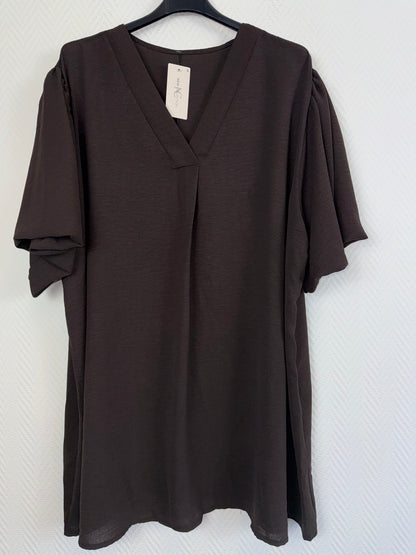Shirt Denise met pofmouwen 48/50/52