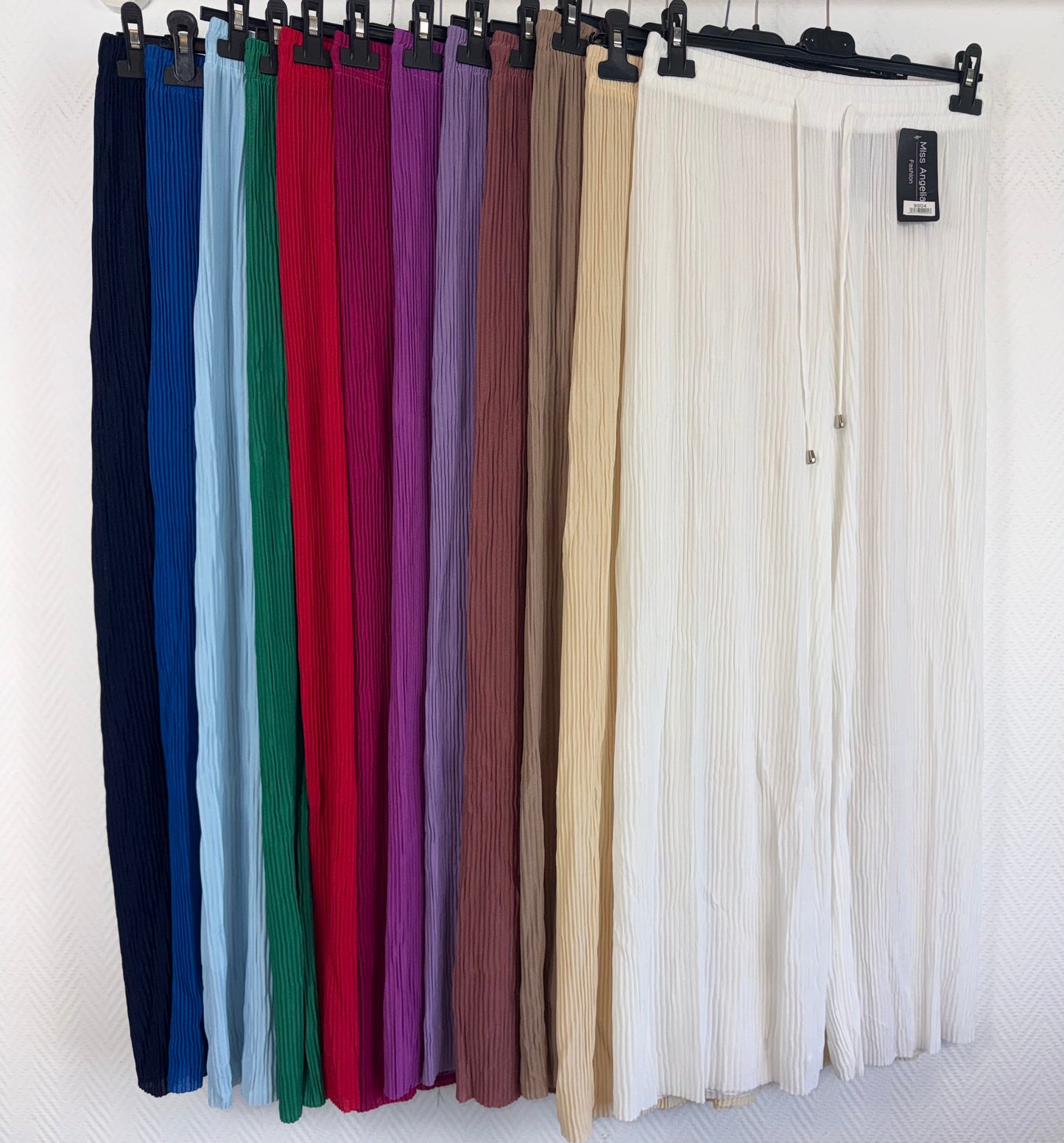 Plissé broek van Miss Angelia 40/42/44/46/48/50