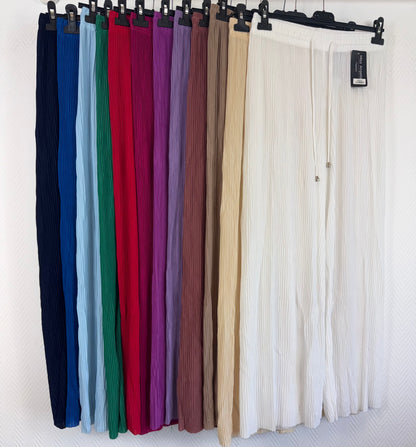 Plissé broek van Miss Angelia 40/42/44/46/48/50