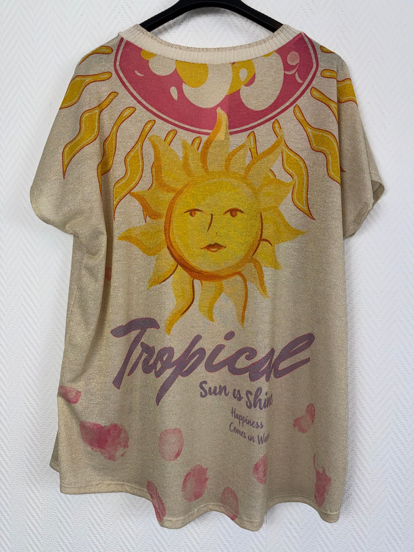 Lurex shirt Tropical 44/46/48