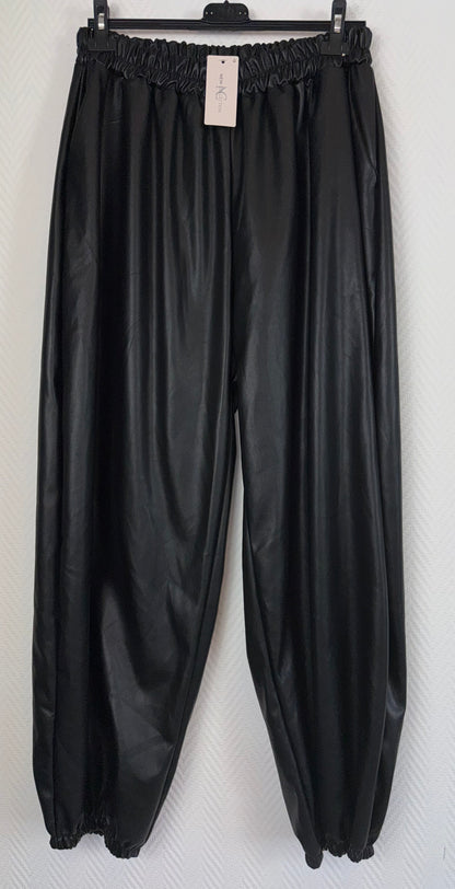 PU leren pof broek 48/50/52