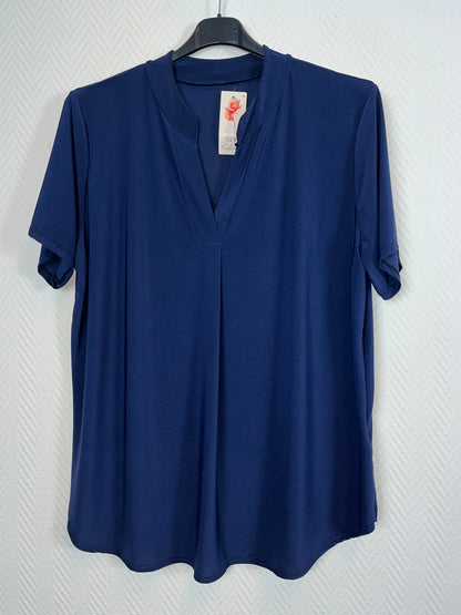 Basis travelshirt korte mouw 42/44/46/48 kleine 50