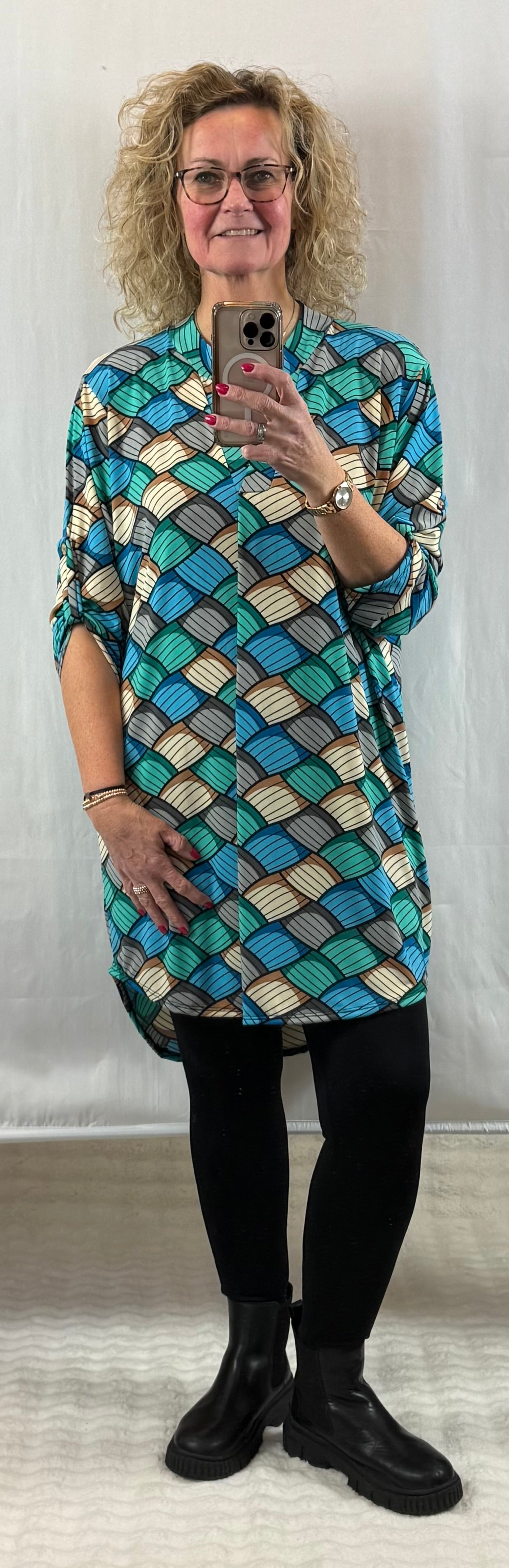 Lang travel tuniek Elza 40/42/44/46/48/50