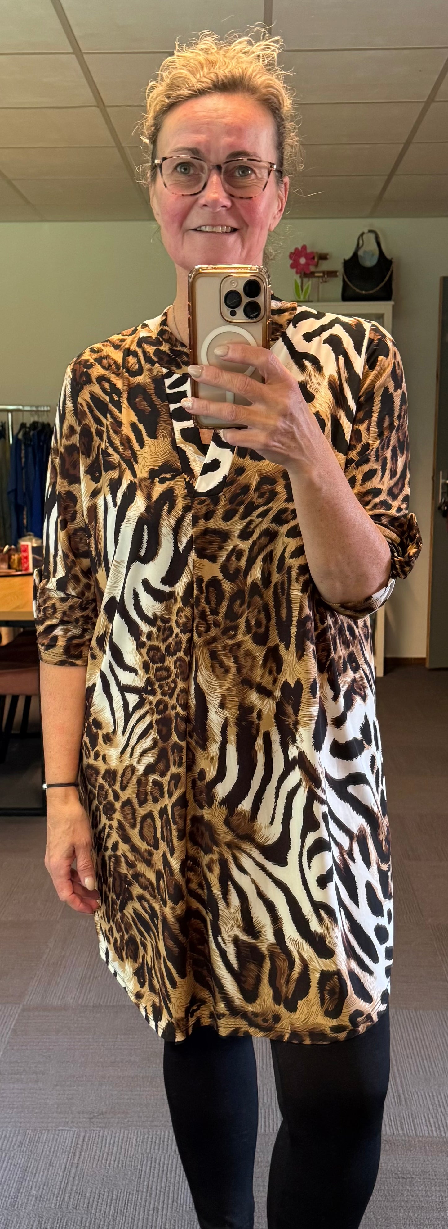 Lang tuniek/jurkje Animal 42/44/46/48/50