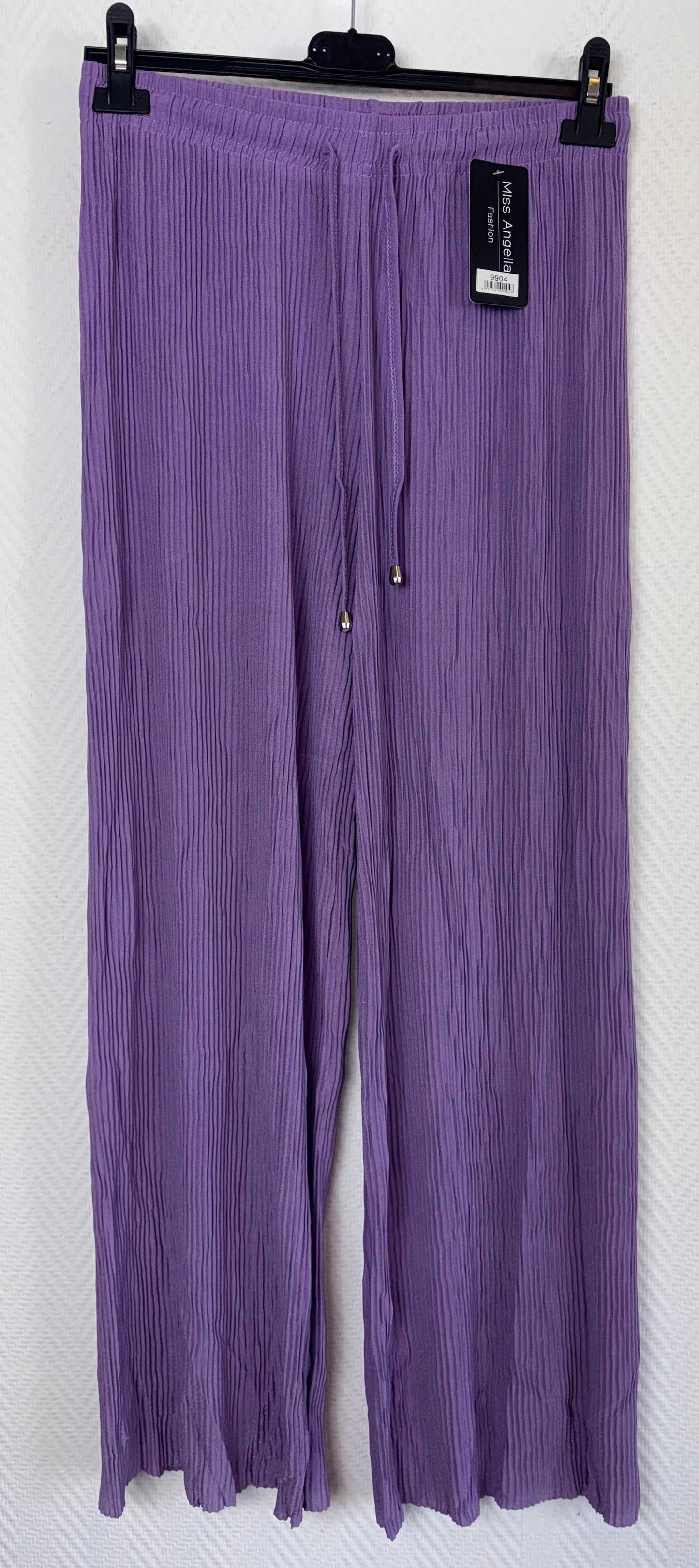 Plissé broek van Miss Angelia 40/42/44/46/48/50