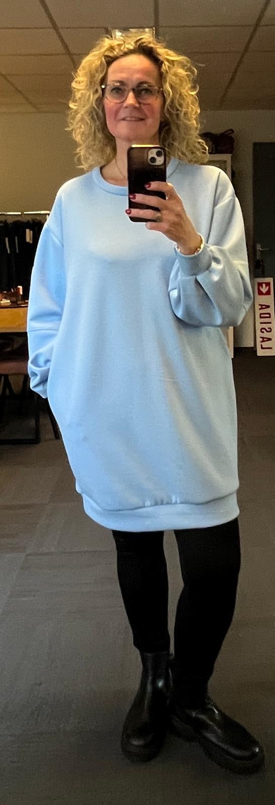 Label sweatdress met legging maat 40/42/44/46