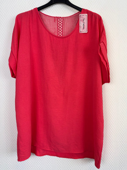 Shirt met opengewerkte rug 42/44/46