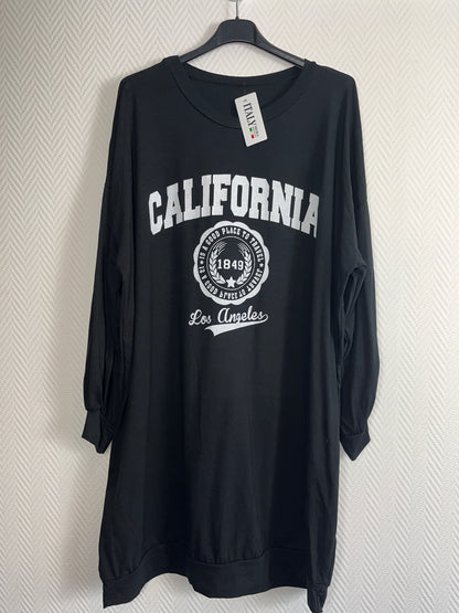 Dunne sweatdress California 46/48/50 kleine 52