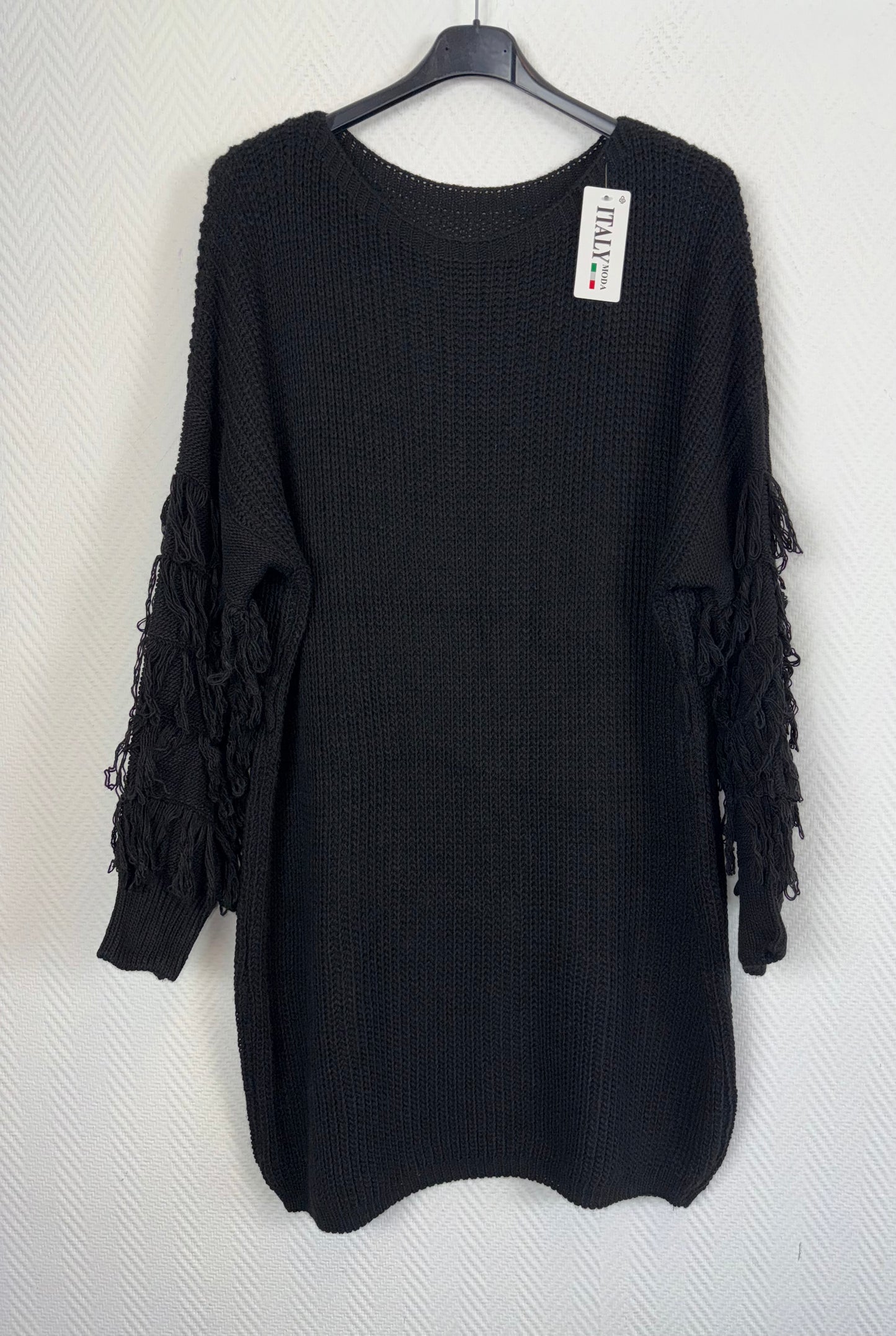 Lang gebreide trui/jurk Gerda 44/46/48/50/52