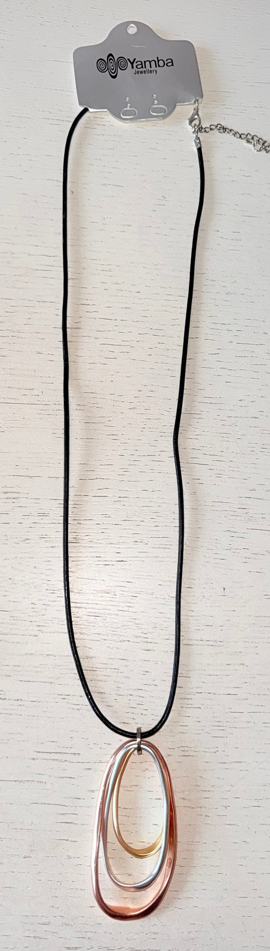 Lange ketting tri color