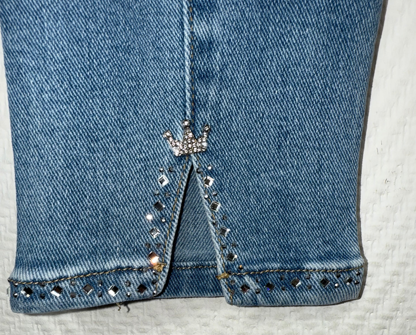 G Smack spijkerbroek strass kroon 44-46-48-50-52-54